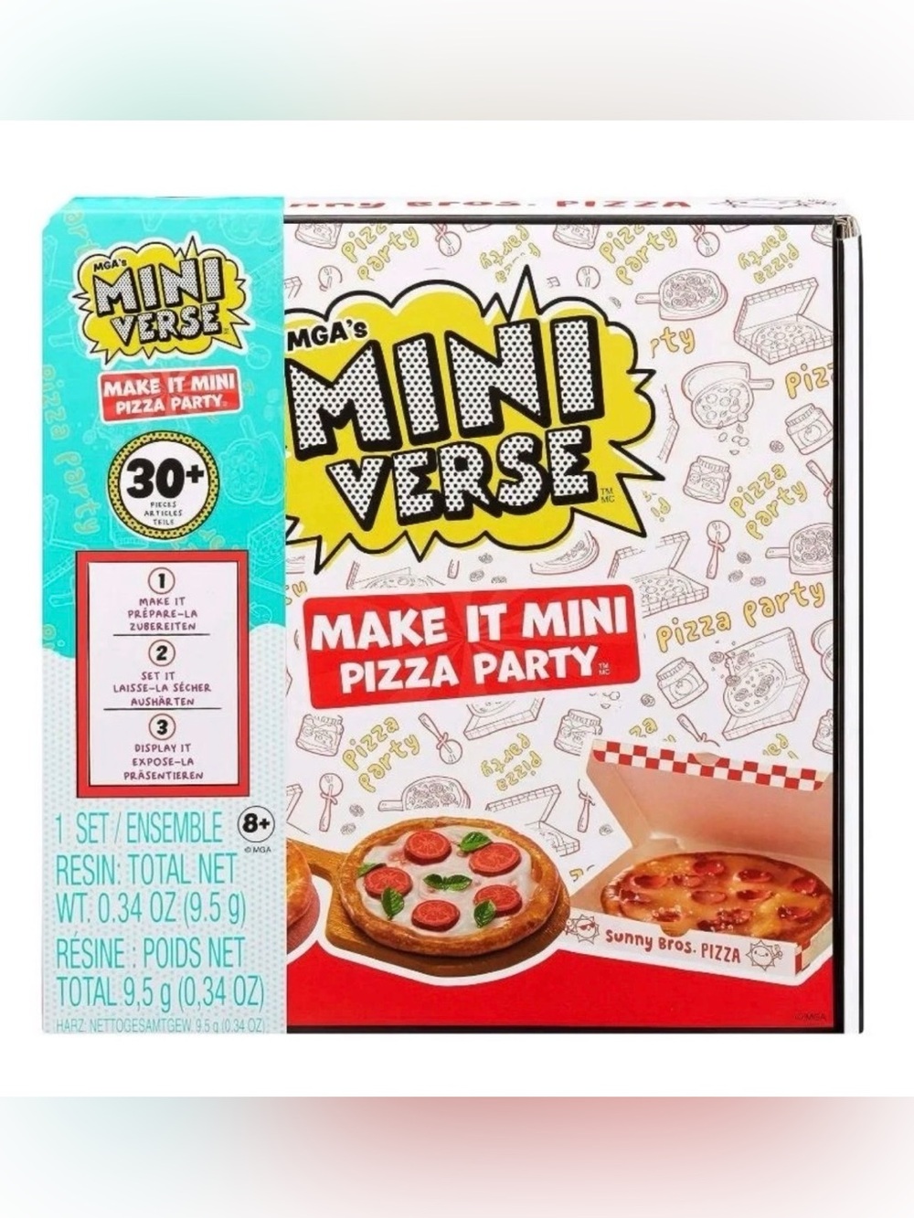 Mini Verse Make It Mini Pizza Party - White & Red